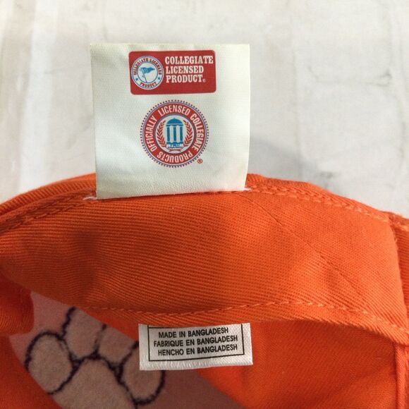 Collegiate Headwear Cap Hat Unisex Adjustable Strap Color Orange Clemson Tigers - Picture 8 of 11